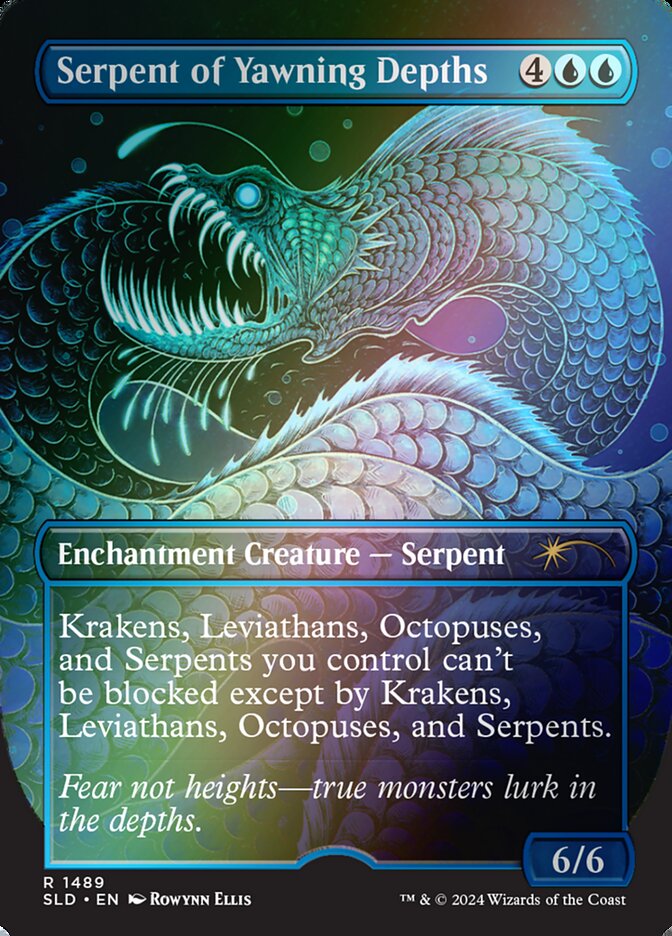 Serpent of Yawning Depths (1489‚òÖ) - [Foil] Secret Lair Drop (SLD)