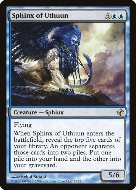 Sphinx of Uthuun (22) - Duel Decks: Venser vs. Koth (DDI)