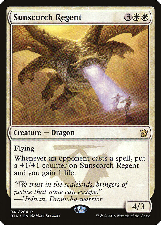 Sunscorch Regent (41) - Dragons of Tarkir (DTK)