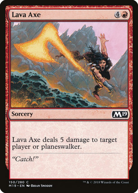 Lava Axe (150) - Core Set 2019 (M19)