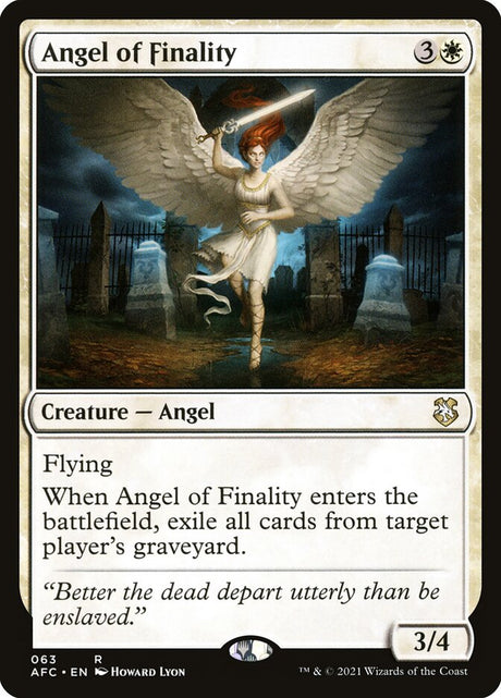 Angel of Finality (63) - Forgotten Realms Commander (AFC)