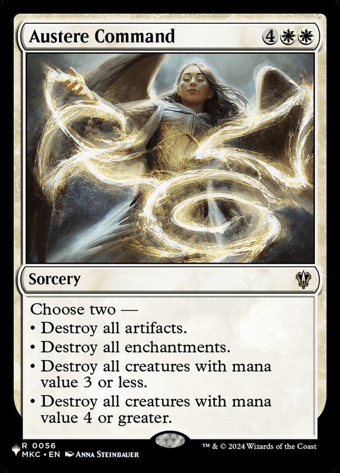 Austere Command (MKC-56) - The List (PLST)