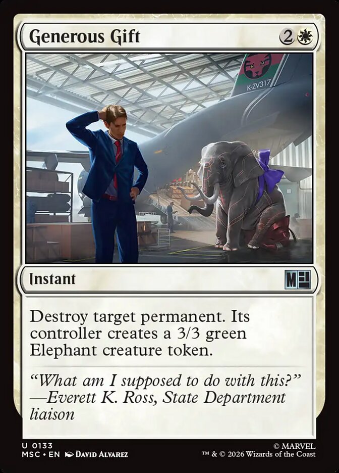 Generous Gift (133) - Marvel Super Heroes Commander (MSC)