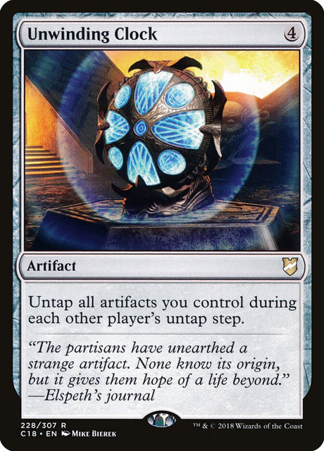 Unwinding Clock (228) - Commander 2018 (C18)