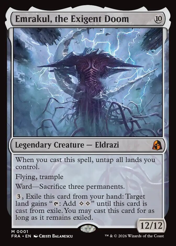 Emrakul, the Exigent Doom (1) - Reality Fracture (FRA)