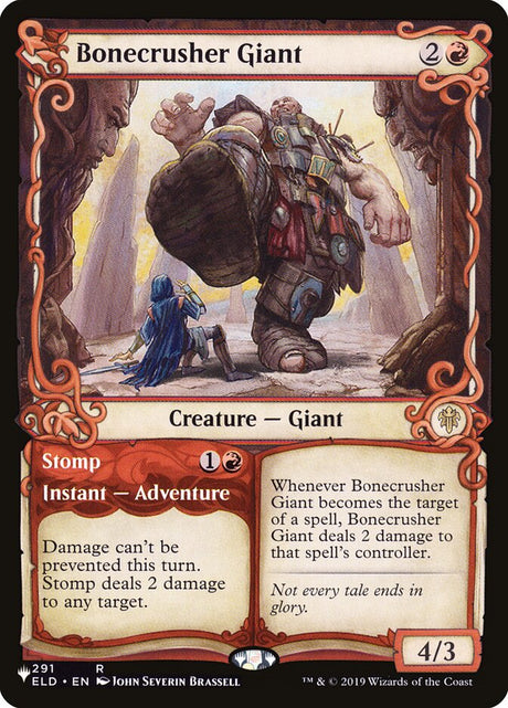 Bonecrusher Giant // Stomp (ELD-291) - The List (PLST)