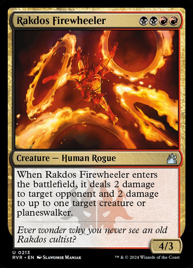 Rakdos Firewheeler (213) - Ravnica Remastered (RVR)