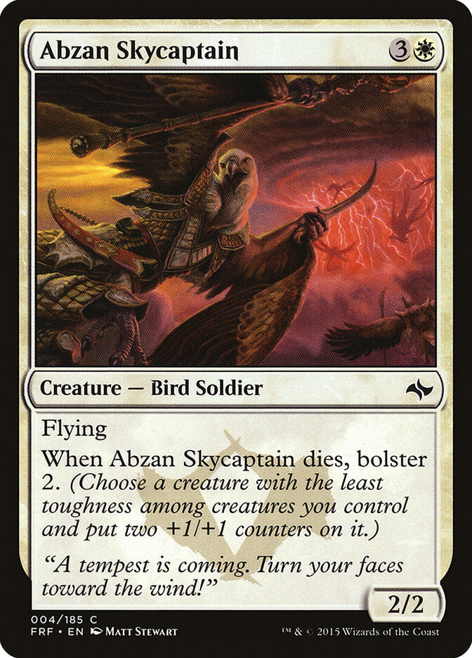 Abzan Skycaptain (4) - Fate Reforged (FRF)