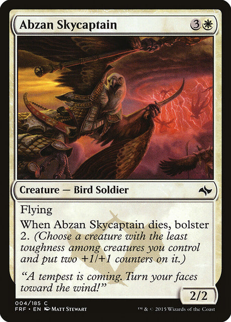 Abzan Skycaptain (4) - Fate Reforged (FRF)