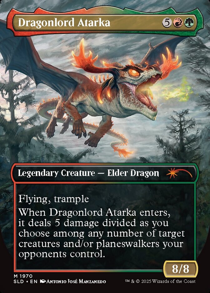 Dragonlord Atarka // Dragonlord Atarka (1970) - Secret Lair Drop (SLD)