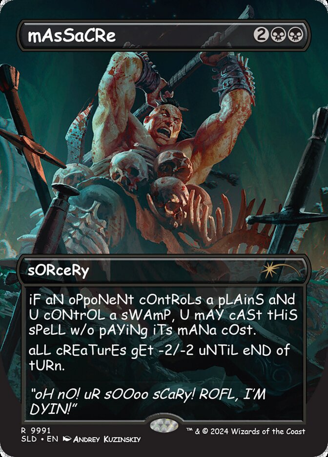 Massacre (9991) - Secret Lair Drop (SLD)