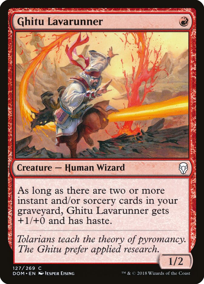 Ghitu Lavarunner (127) - Dominaria (DOM)