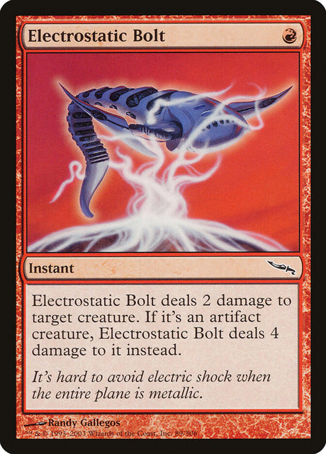 Electrostatic Bolt (89) - Mirrodin (MRD)