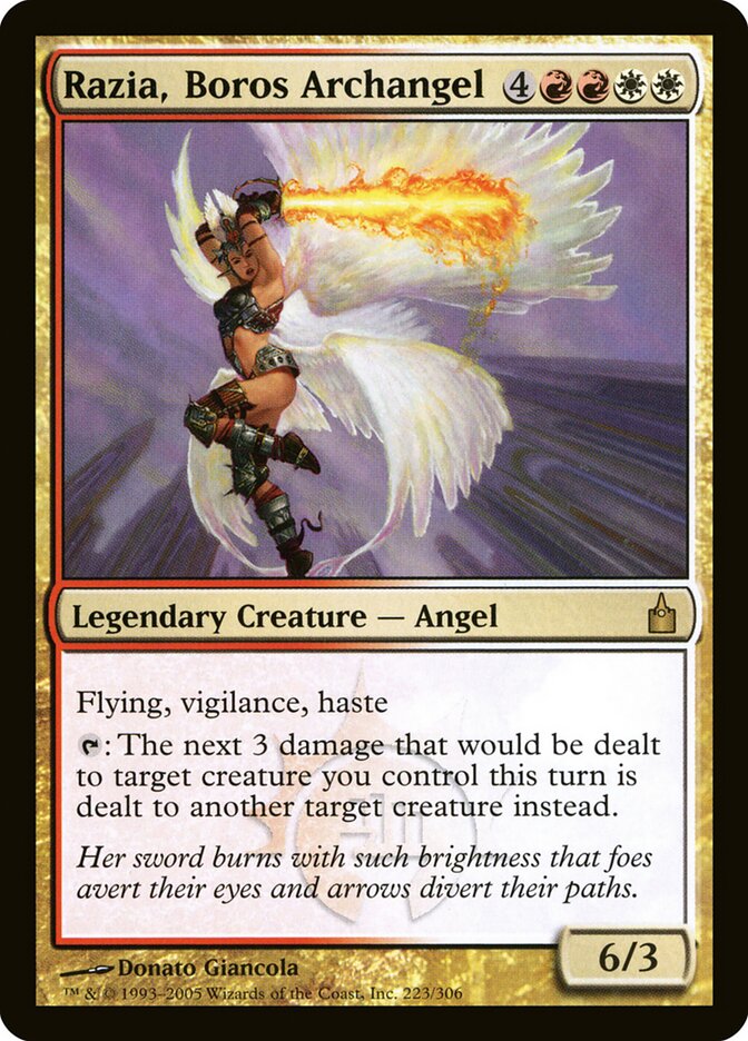 Razia, Boros Archangel (223) - Ravnica: City of Guilds (RAV)