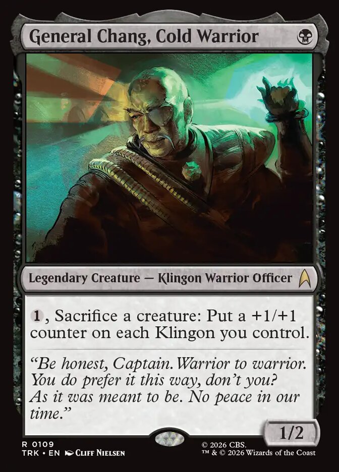 General Chang, Cold Warrior (109) - Star Trek (TRK)