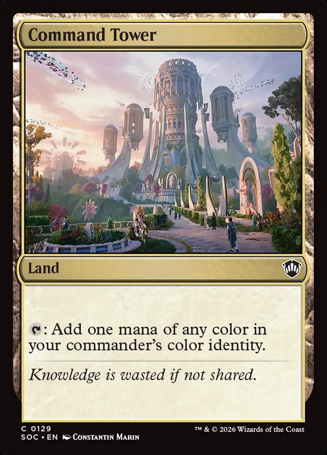 Command Tower (129) - Secrets of Strixhaven Commander (SOC)