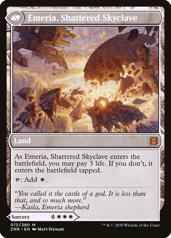 Emeria's Call // Emeria, Shattered Skyclave (12) - Zendikar Rising (ZNR)
