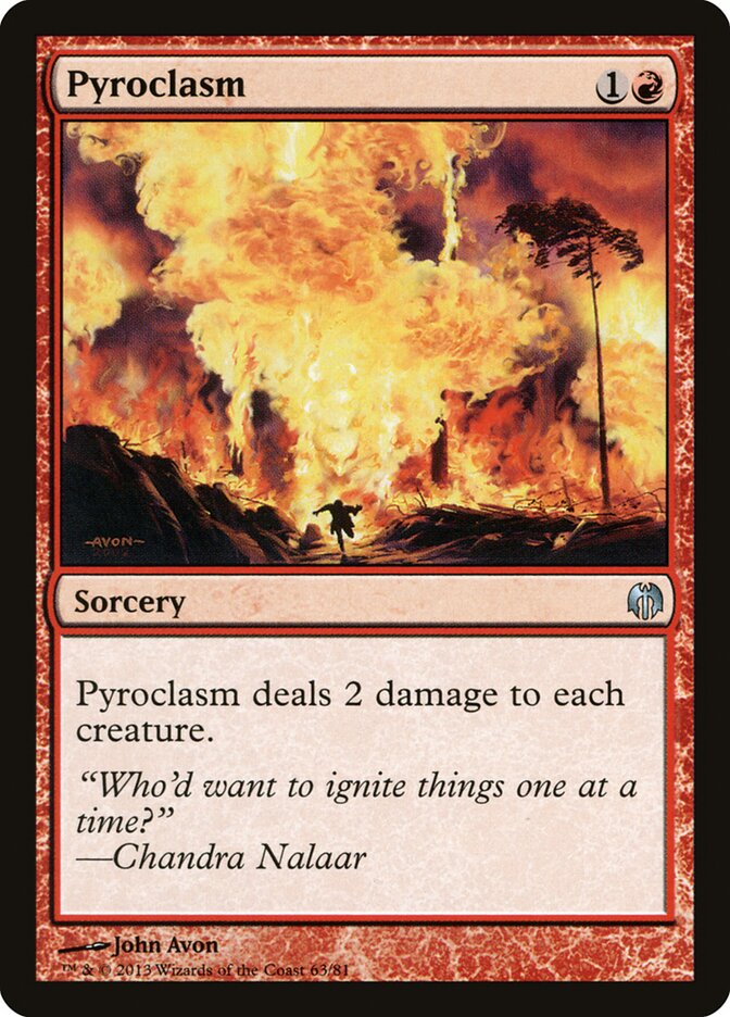 Pyroclasm (63) - Duel Decks: Heroes vs. Monsters (DDL)