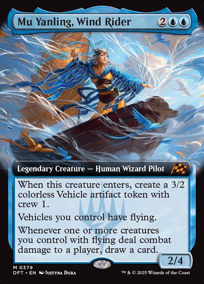 Mu Yanling, Wind Rider - [Extended Art] Aetherdrift (DFT)