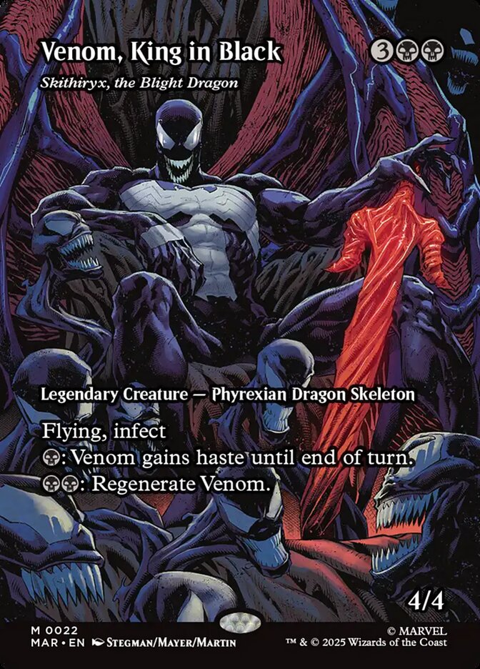 Venom, King in Black - Skithiryx, the Blight Dragon (22) - [Borderless] Marvel Universe (MAR)