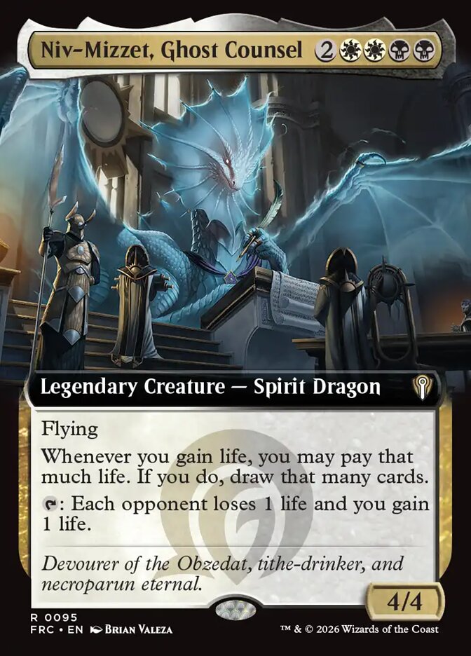 Niv-Mizzet, Ghost Counsel (95) - Reality Fracture Commander (FRC)