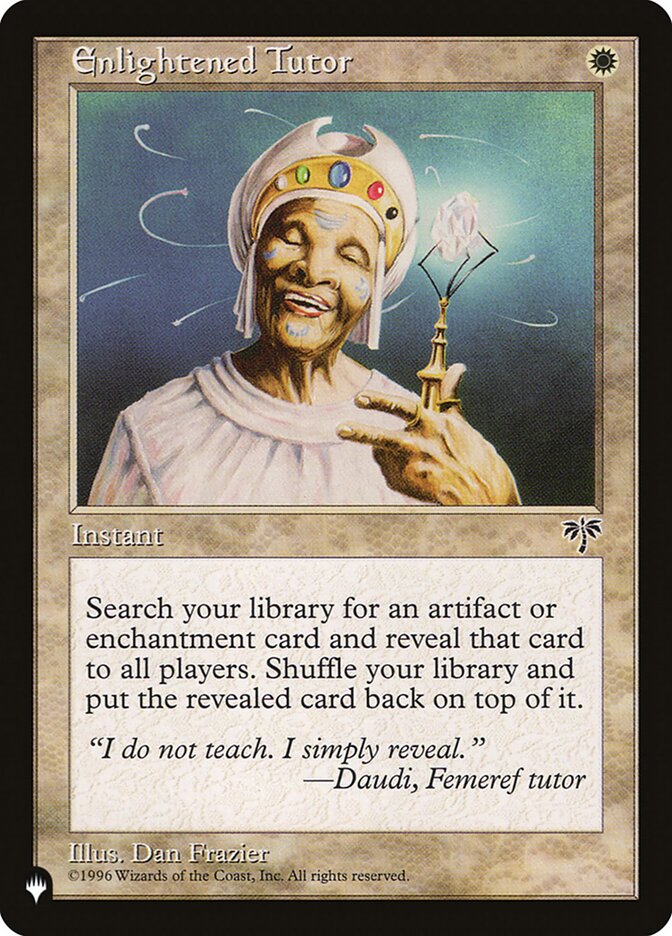 Enlightened Tutor (MIR-14) - The List (PLST)