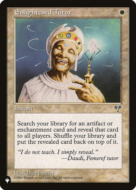 Enlightened Tutor (MIR-14) - The List (PLST)