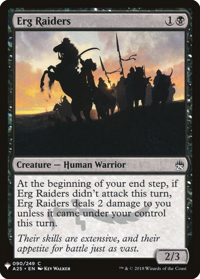 Erg Raiders - The List (PLST)