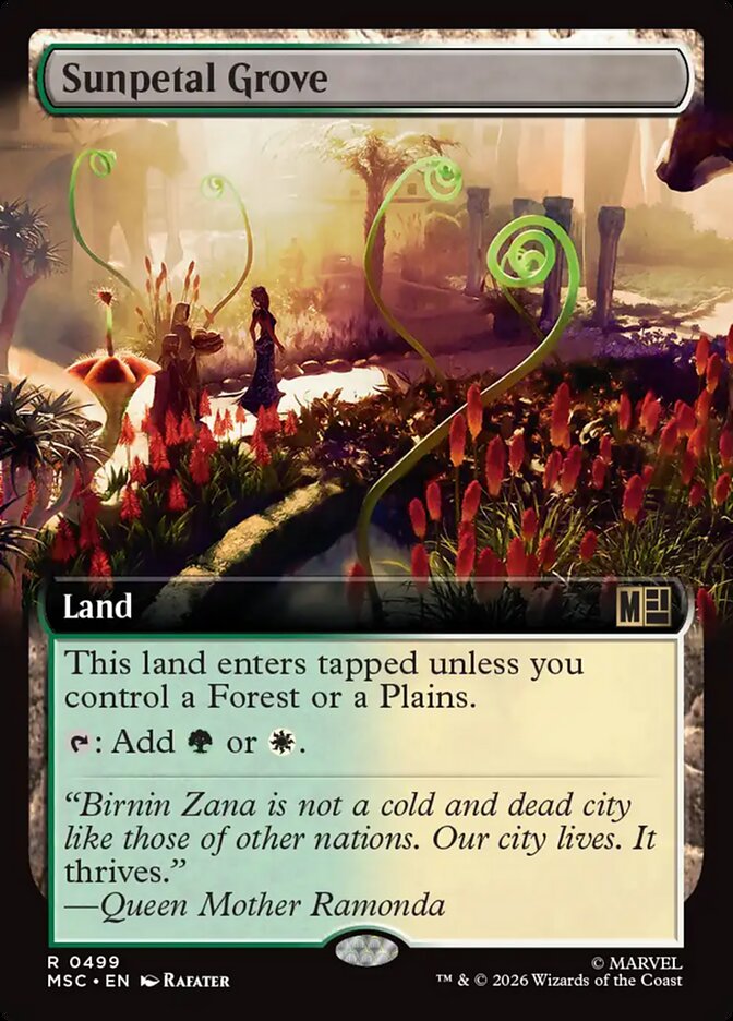 Sunpetal Grove (499) - Marvel Super Heroes Commander (MSC)