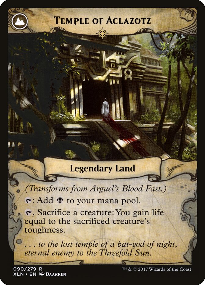 Arguel's Blood Fast // Temple of Aclazotz (90) - Ixalan (XLN)