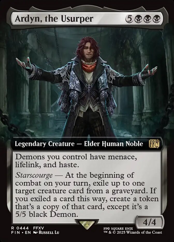 Ardyn, the Usurper (444) - [Foil, Extended Art] Final Fantasy (FIN)