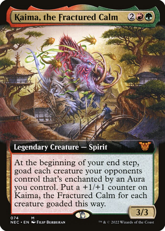 Kaima, the Fractured Calm (74) - Neon Dynasty Commander (NEC)