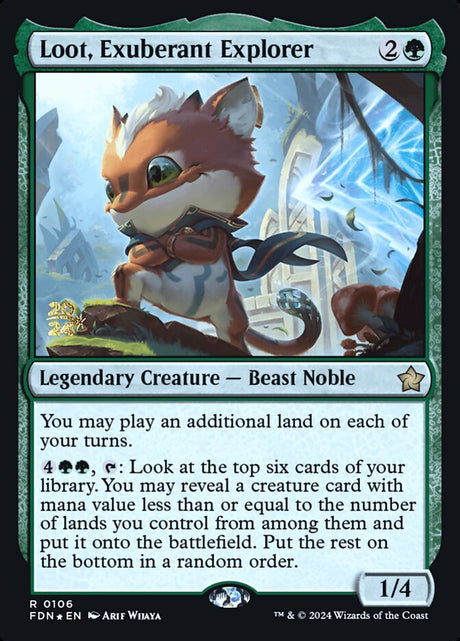 Loot, Exuberant Explorer (106s) - Foundations Promos (PFDN)