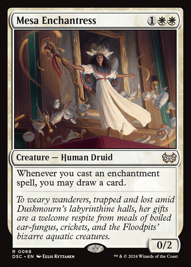 Mesa Enchantress (68) - Duskmourn: House of Horror Commander (DSC)