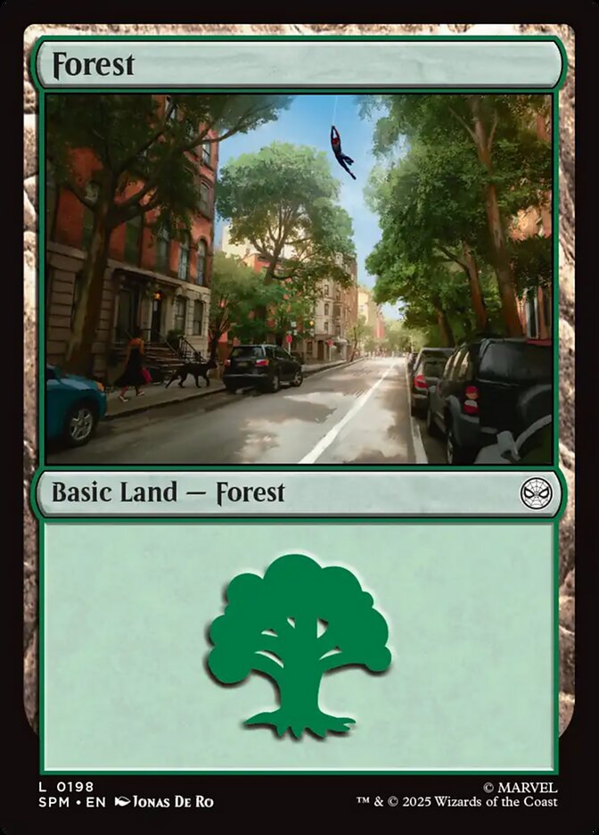 Forest (198) - [Foil] Marvel's Spider-Man (SPM)
