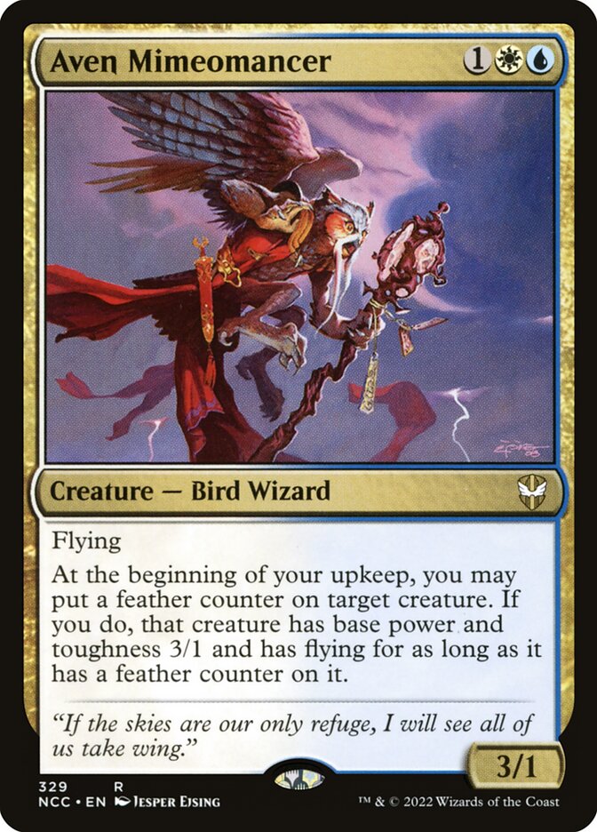 Aven Mimeomancer (329) - New Capenna Commander (NCC)