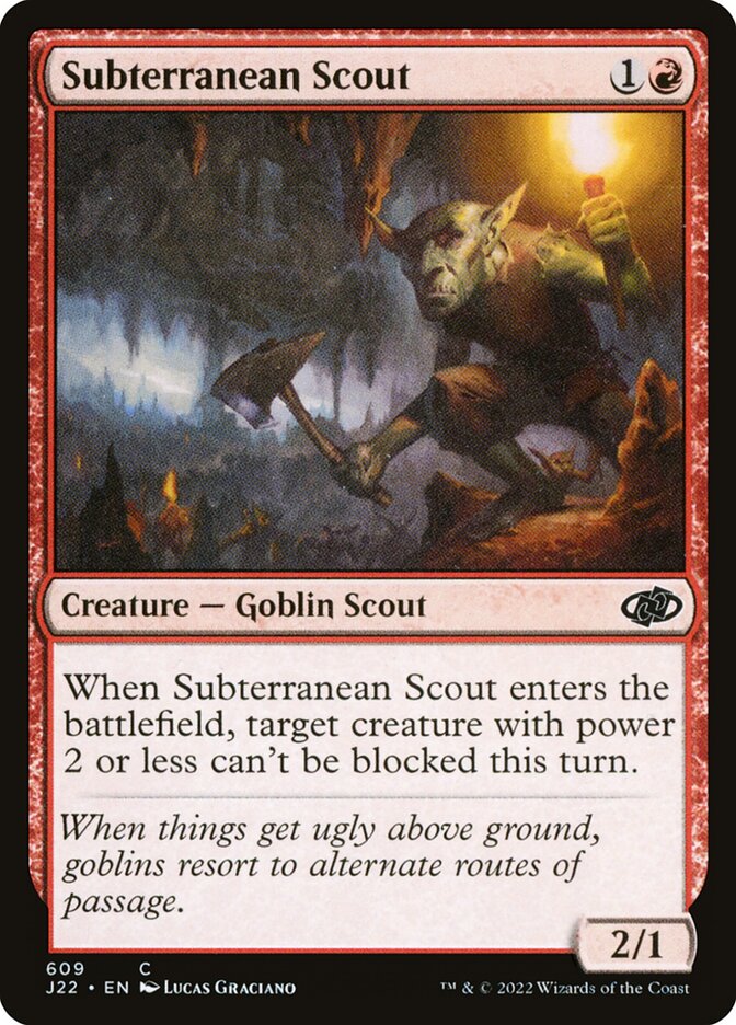 Subterranean Scout (609) - Jumpstart 2022 (J22)