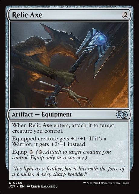 Relic Axe (759) - Foundations Jumpstart (J25)
