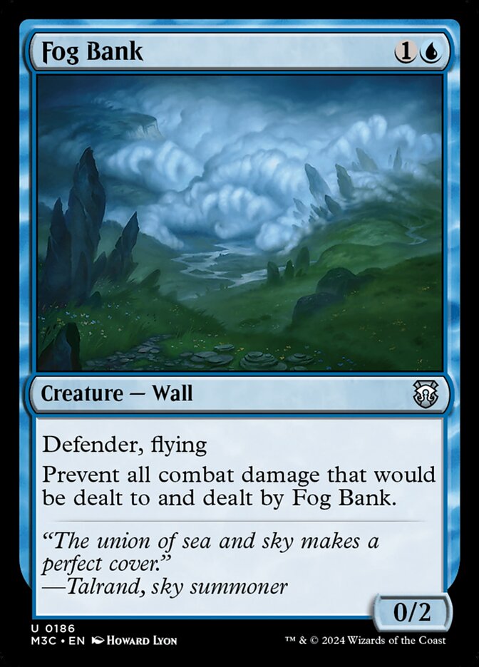 Fog Bank (186) - Modern Horizons 3 Commander (M3C)