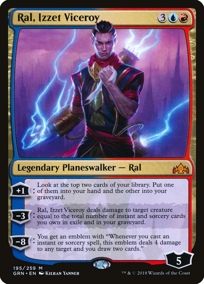 Ral, Izzet Viceroy (195) - Guilds of Ravnica (GRN)