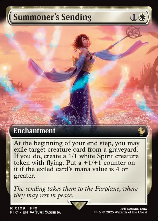 Summoner's Sending (109) - [Extended Art] Final Fantasy Commander (FIC)