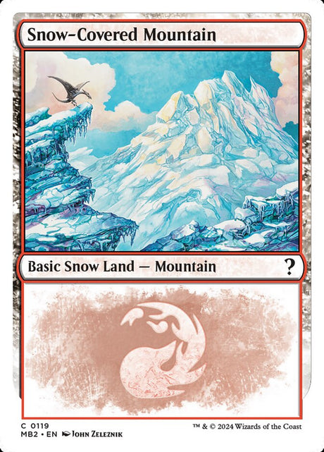 Snow-Covered Mountain (119) - Mystery Booster 2 (MB2)