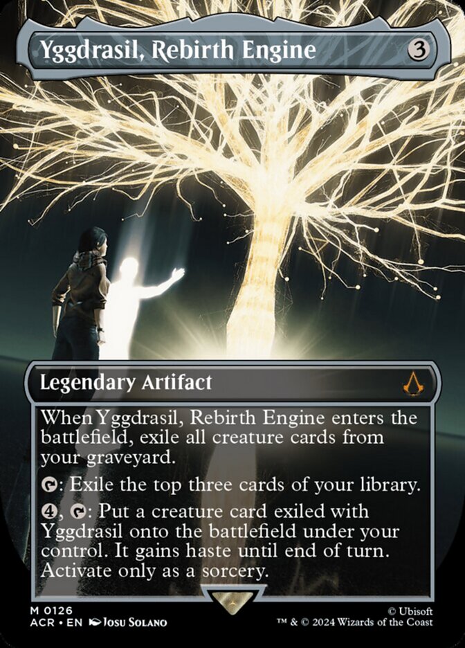 Yggdrasil, Rebirth Engine - [Foil, Borderless] Assassin's Creed (ACR)