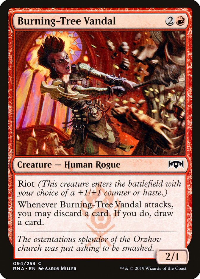 Burning-Tree Vandal (94) - Ravnica Allegiance (RNA)