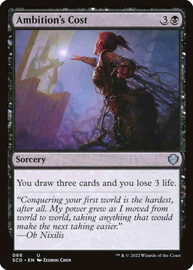 Ambition's Cost (66) - Starter Commander Decks (SCD)