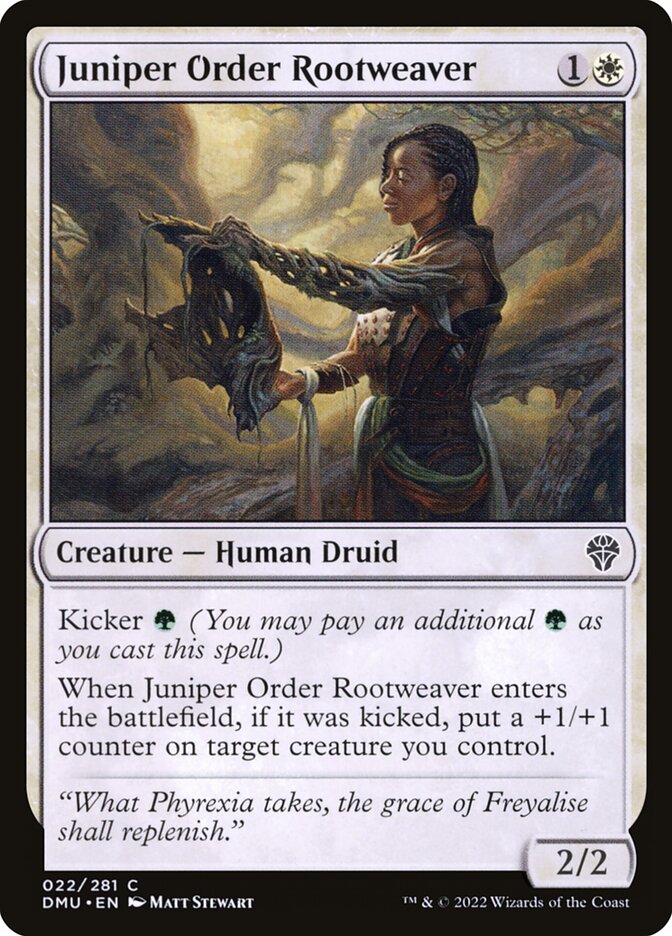 Juniper Order Rootweaver (22) - Dominaria United (DMU)