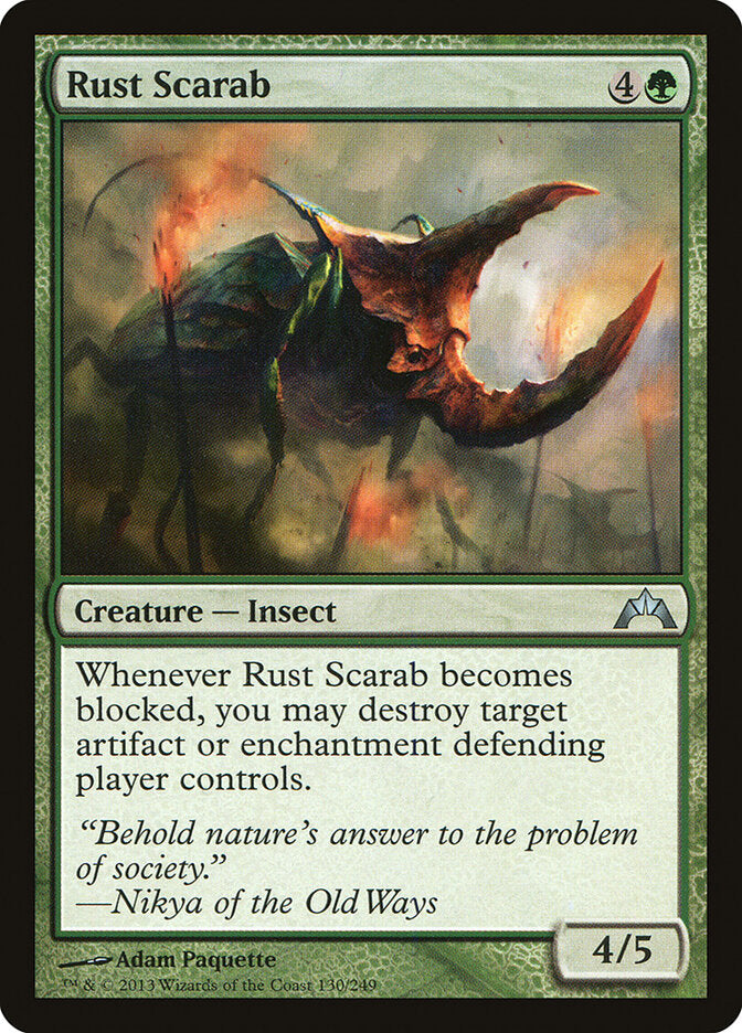 Rust Scarab (130) - Gatecrash (GTC)