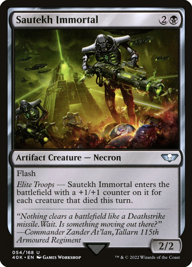 Sautekh Immortal (54) - Warhammer 40,000 Commander (40K)