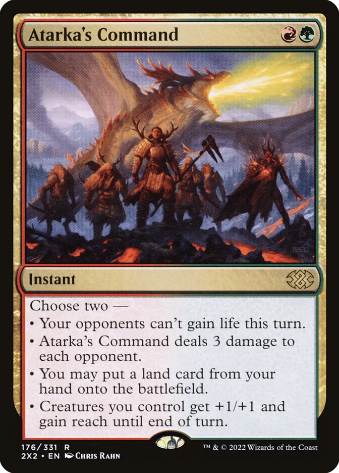 Atarka's Command (176) - Double Masters 2022 (2X2)