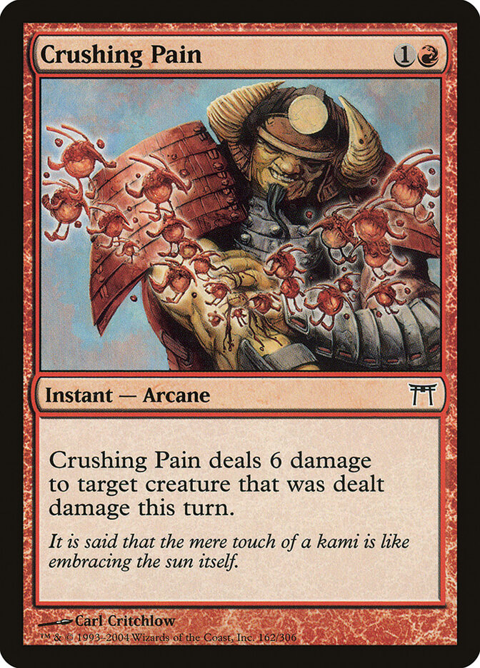 Crushing Pain (162) - Champions of Kamigawa (CHK)